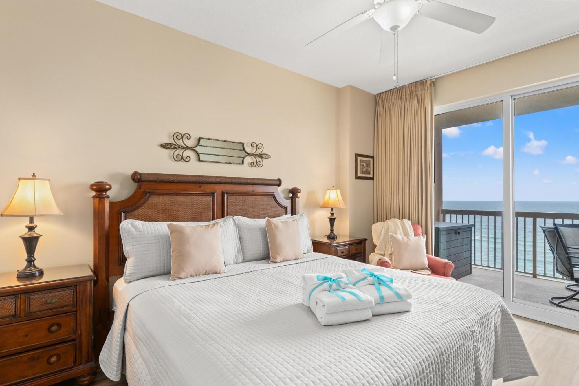 Gulf Front Master Br In Sunrise Beach With Amazing Views! Sleeps 7! Panama City Beach Dış mekan fotoğraf