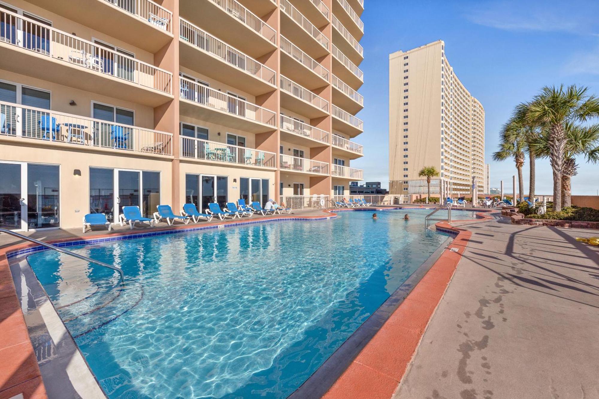 Gulf Front Master Br In Sunrise Beach With Amazing Views! Sleeps 7! Panama City Beach Dış mekan fotoğraf