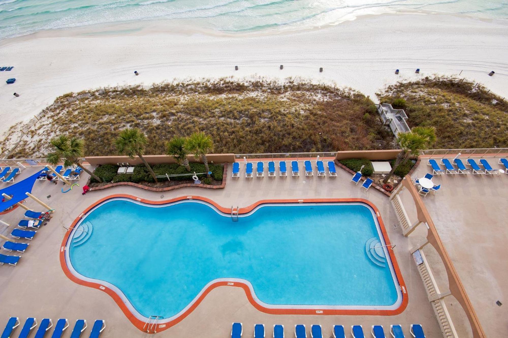 Gulf Front Master Br In Sunrise Beach With Amazing Views! Sleeps 7! Panama City Beach Dış mekan fotoğraf