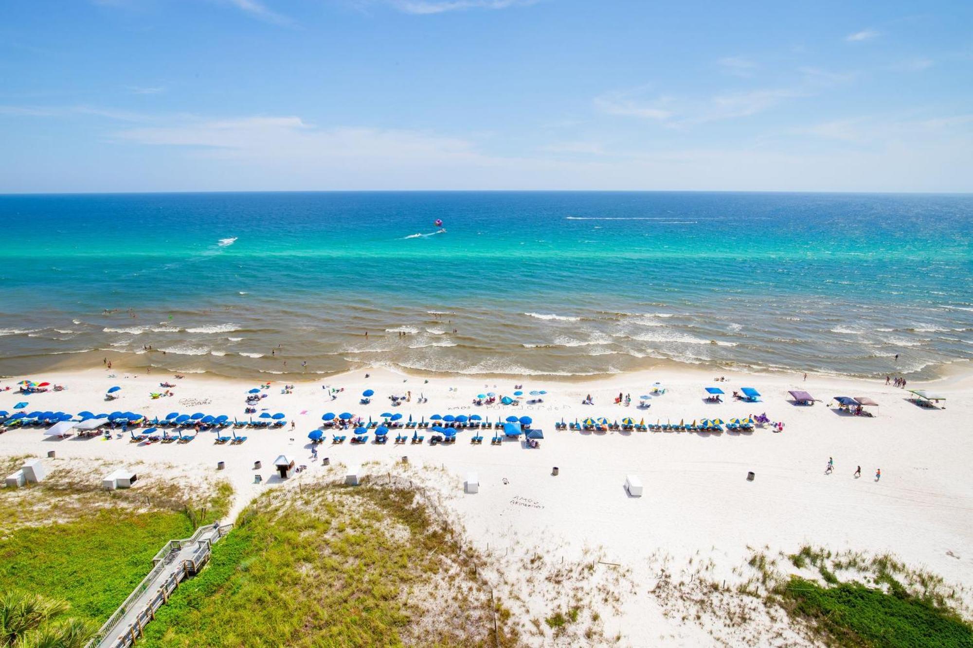 Gulf Front Master Br In Sunrise Beach With Amazing Views! Sleeps 7! Panama City Beach Dış mekan fotoğraf