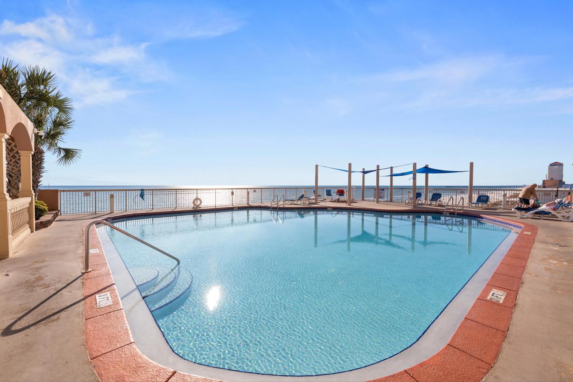 Gulf Front Master Br In Sunrise Beach With Amazing Views! Sleeps 7! Panama City Beach Dış mekan fotoğraf